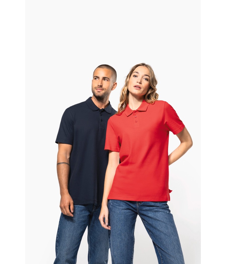 Polo piqué unisexe