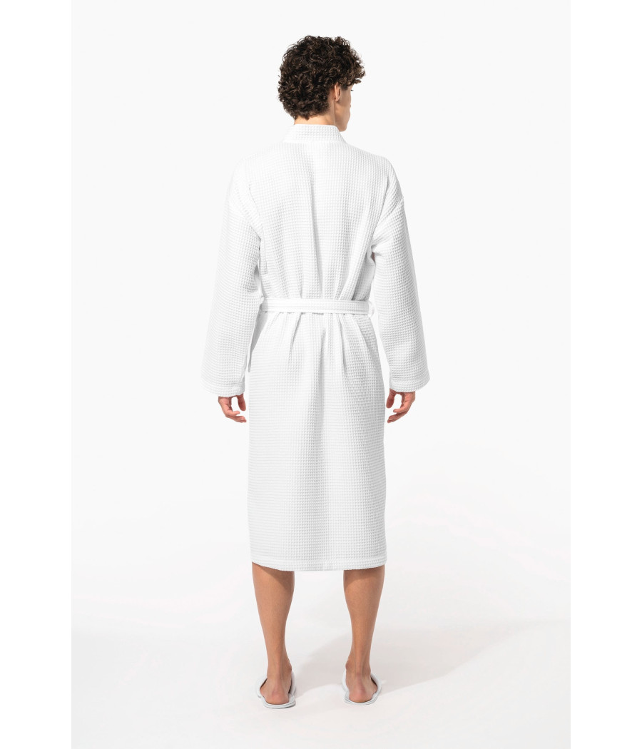 Peignoir kimono nid d'abeille