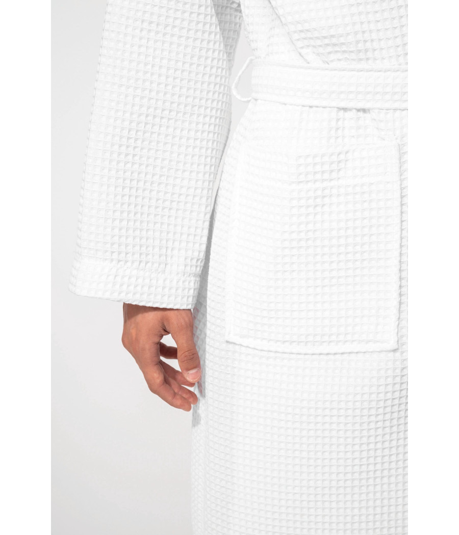 Peignoir kimono nid d'abeille