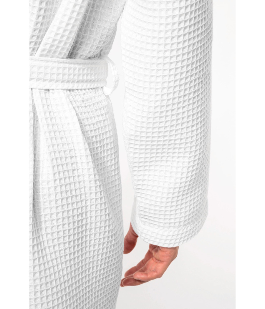 Peignoir kimono nid d'abeille