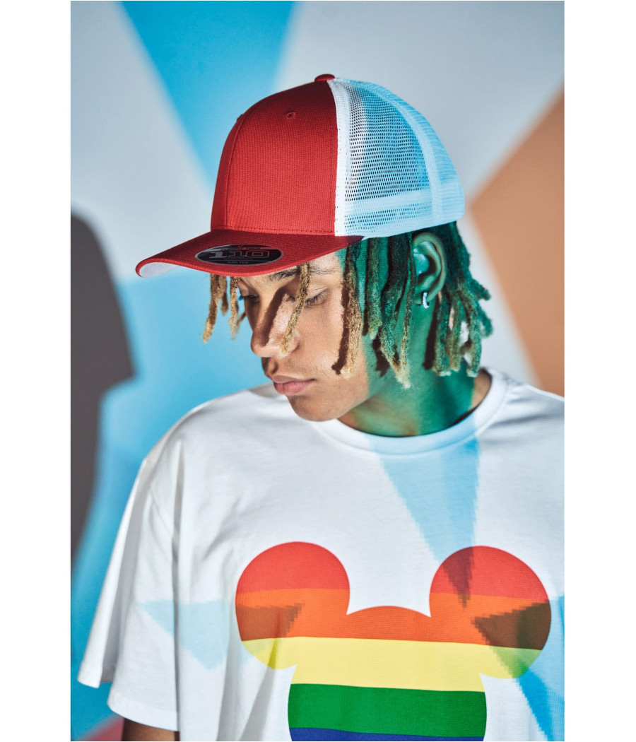 Casquette mesh bicolore