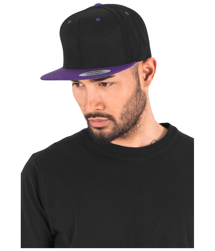 Casquette Classic snapback bicolore