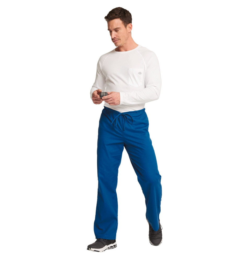 Pantalon à cordon de serrage à taille standard unisexe