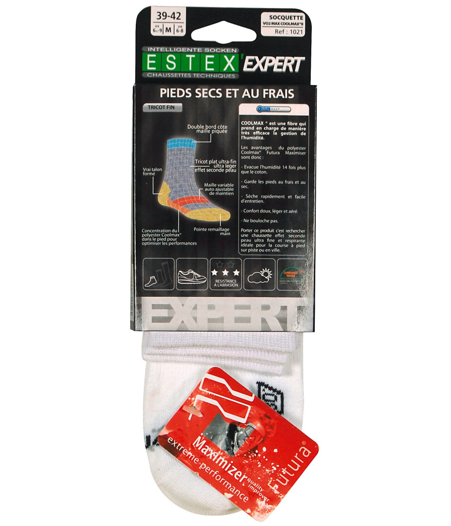 Lot de 2 paires de socquettes VO2 Coolmax