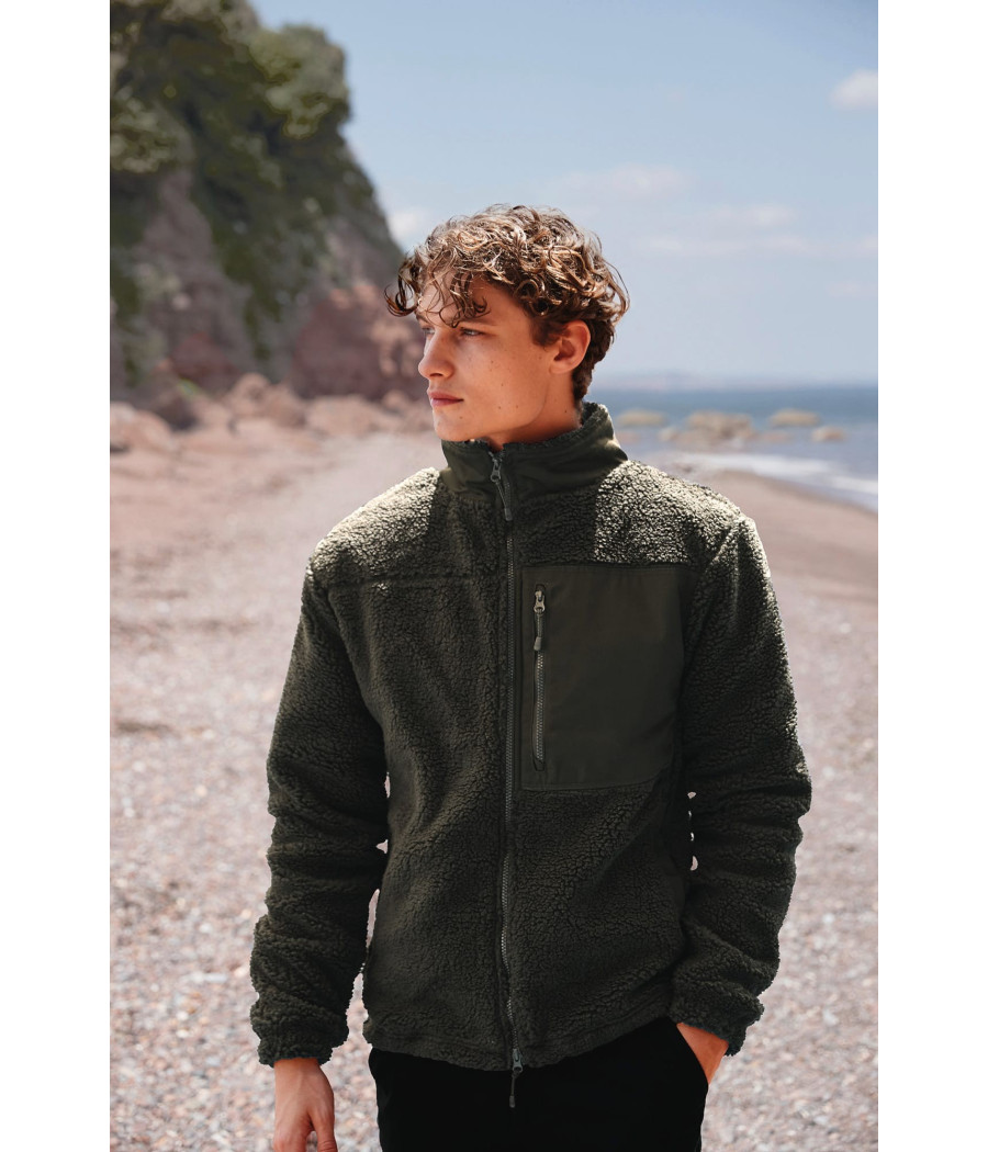 Polaire sherpa recyclée