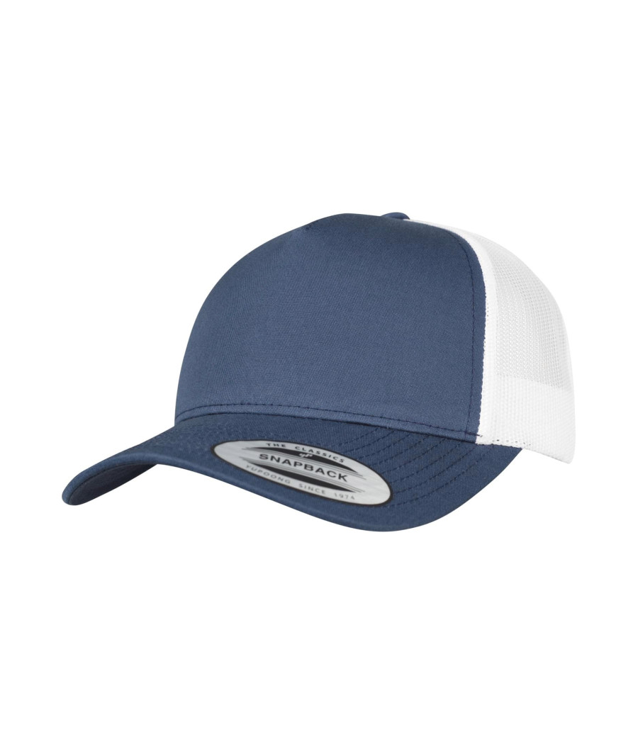 Casquette trucker retro bicolore