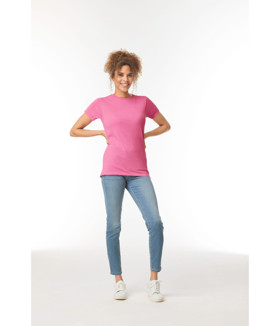 T-shirt femme col rond Softstyle