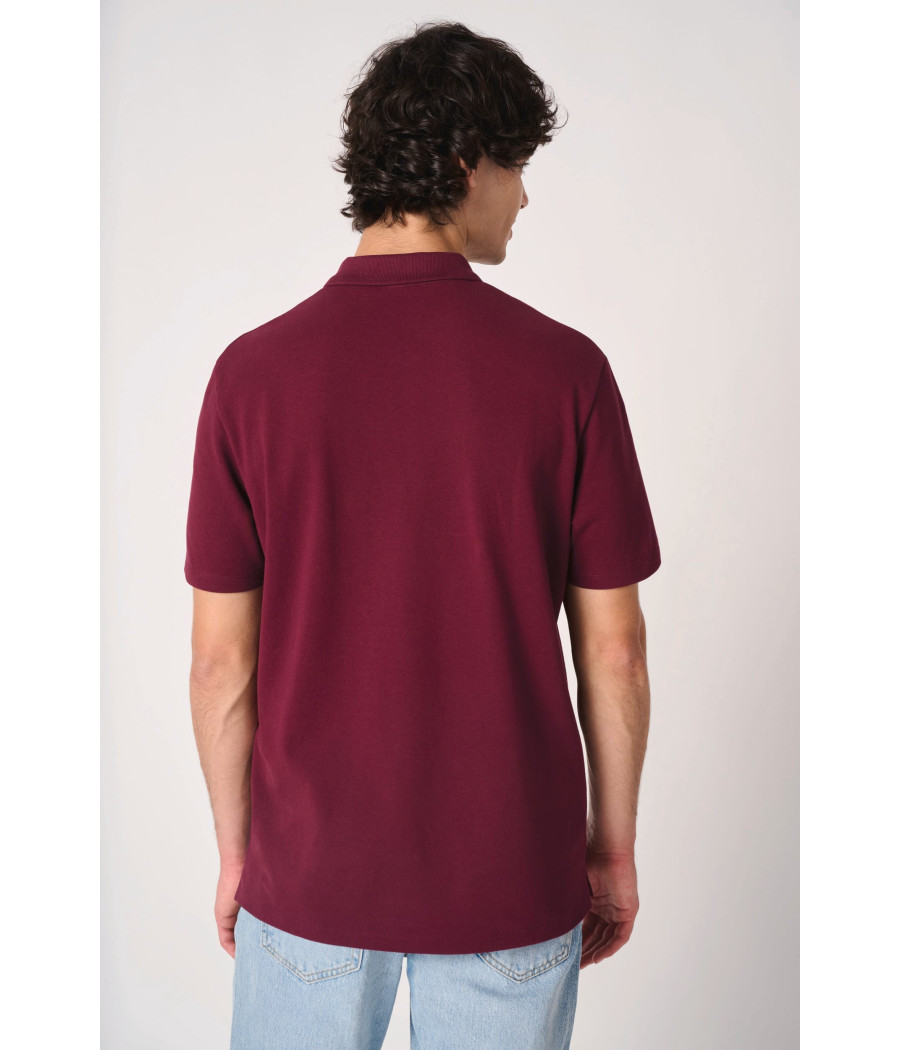Polo piqué homme