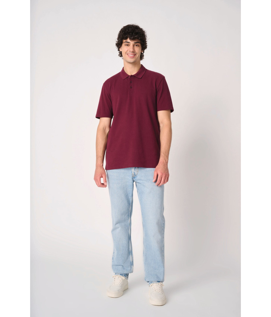 Polo piqué homme