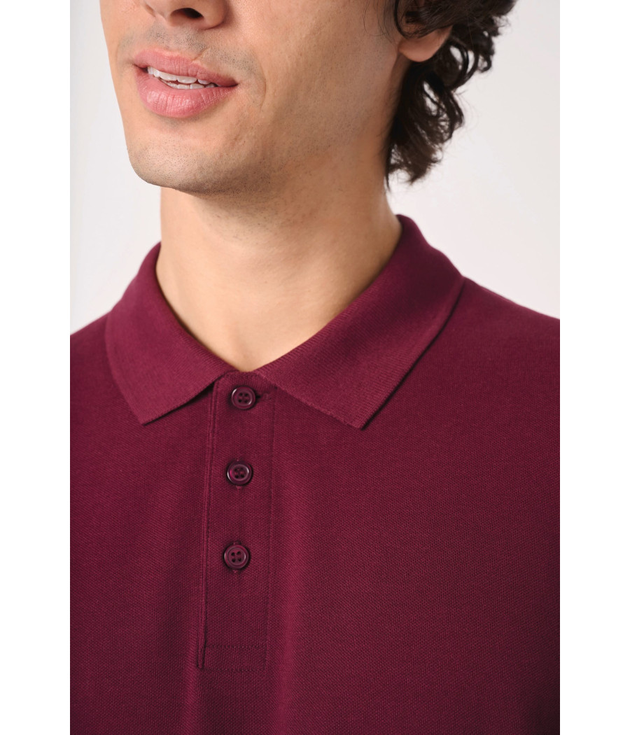 Polo piqué homme