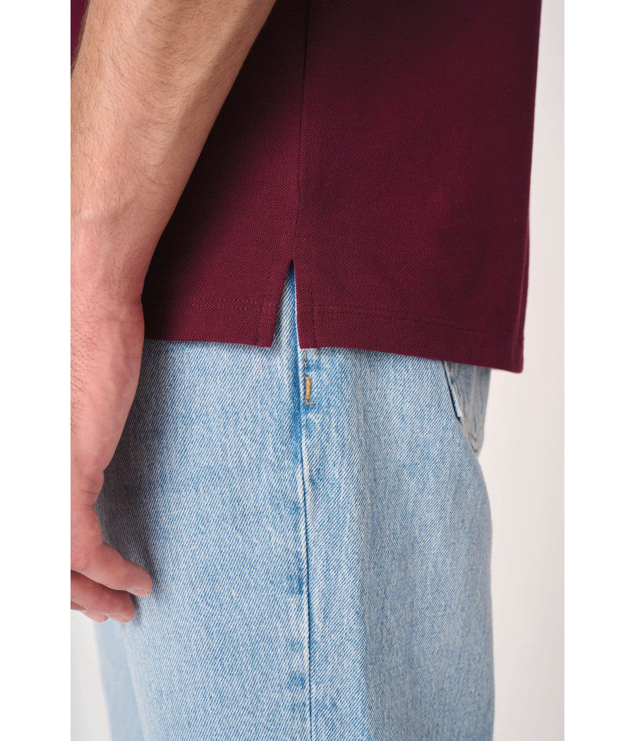 Polo piqué homme