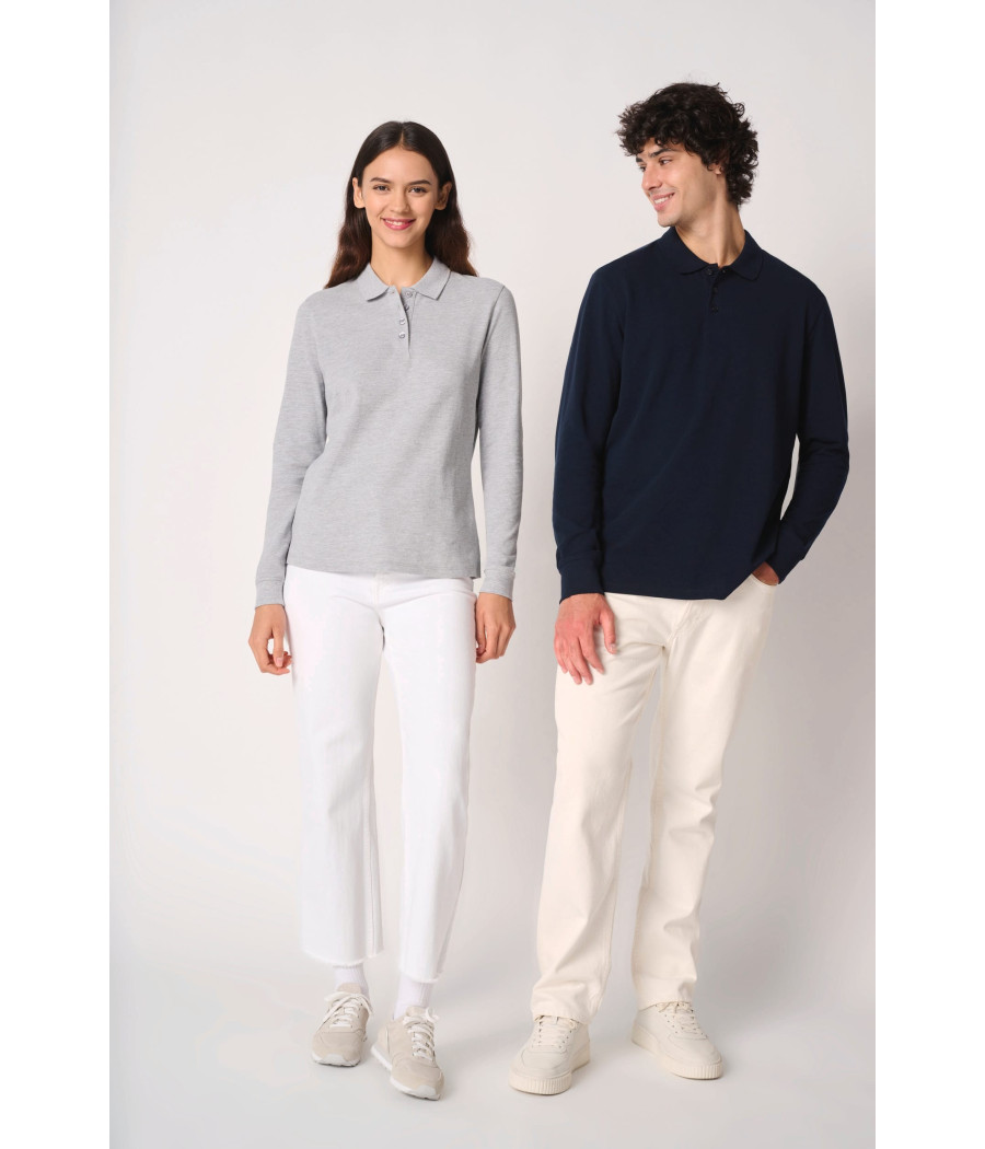 Polo piqué LSL homme