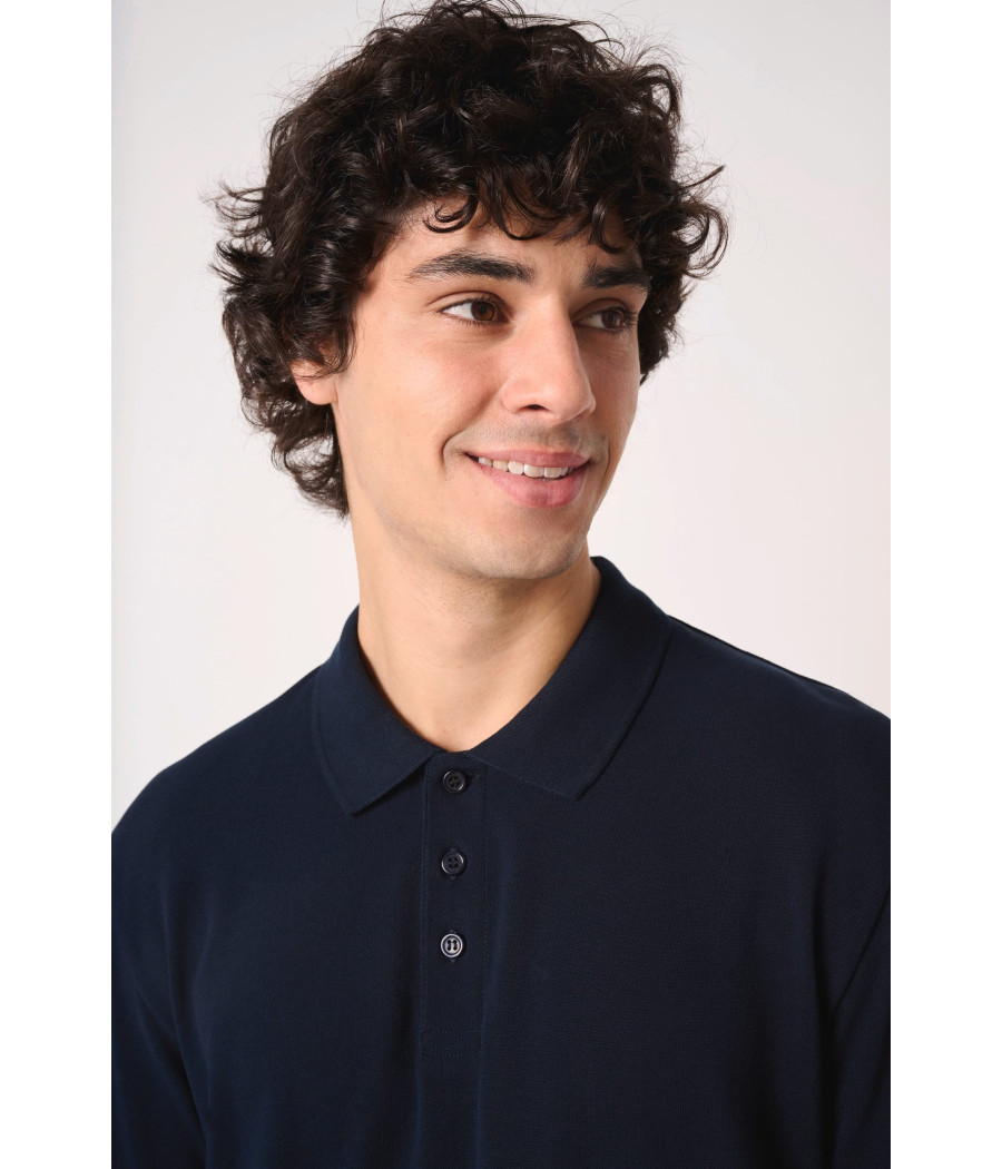 Polo piqué LSL homme
