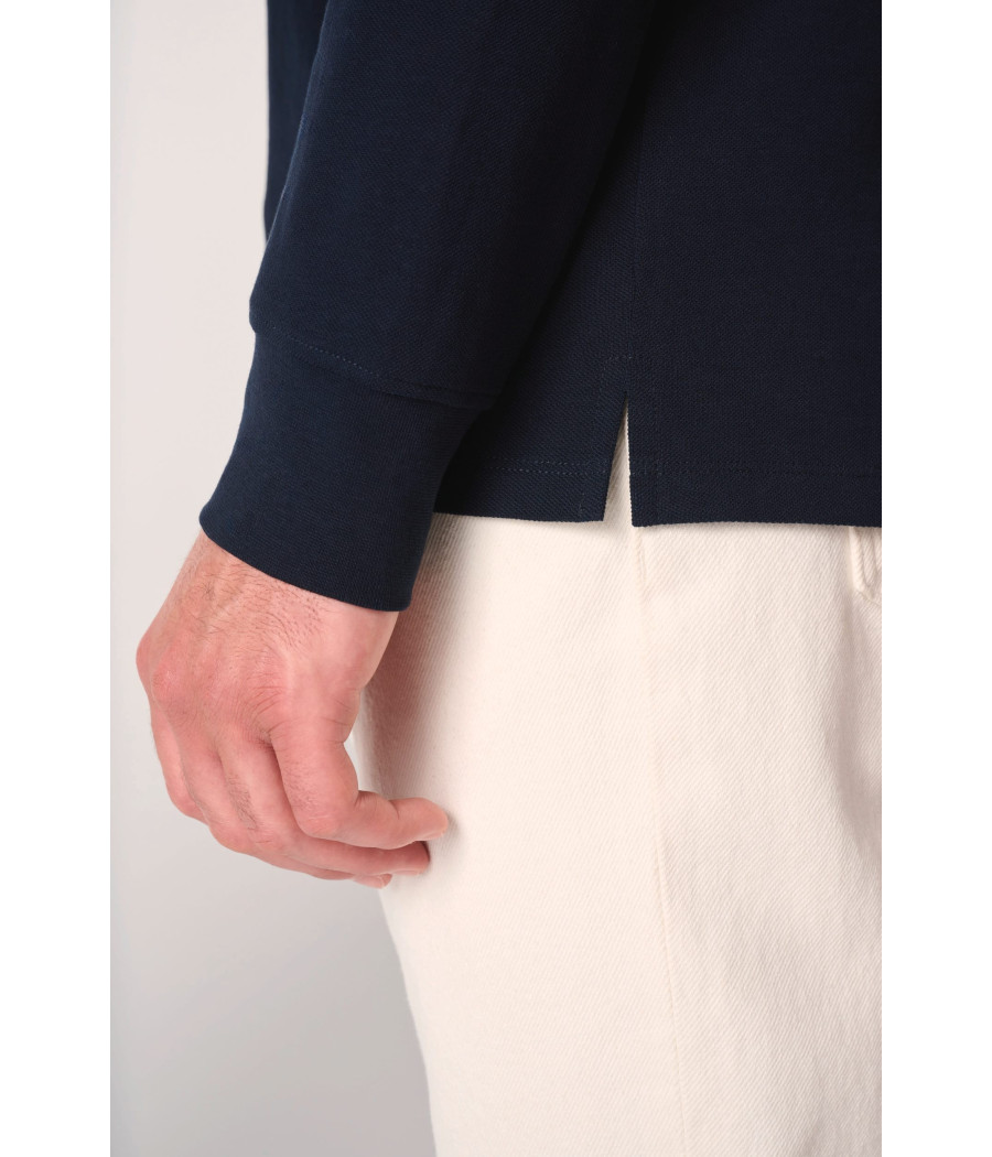 Polo piqué LSL homme