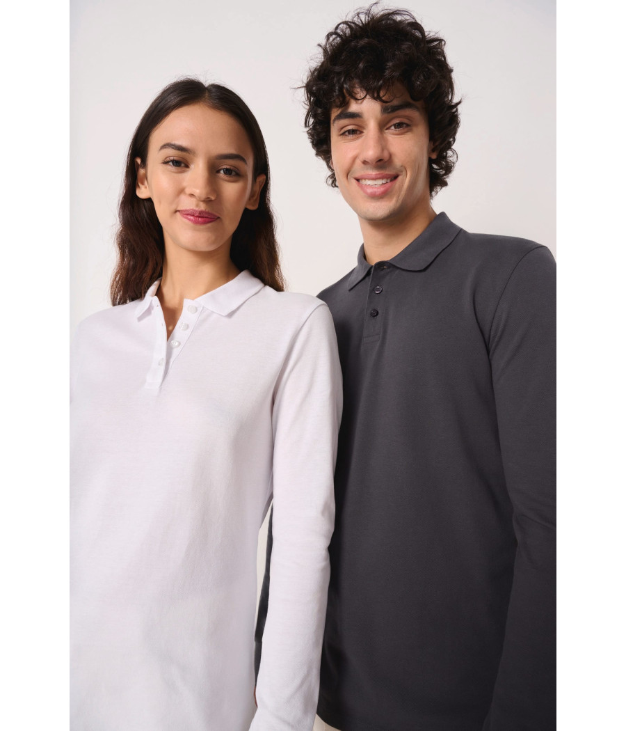 Polo piqué LSL homme