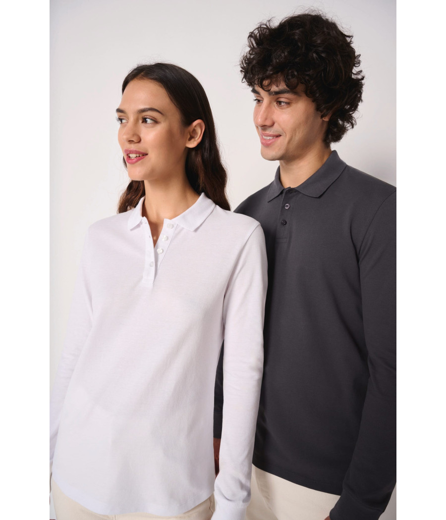 Polo piqué LSL femme