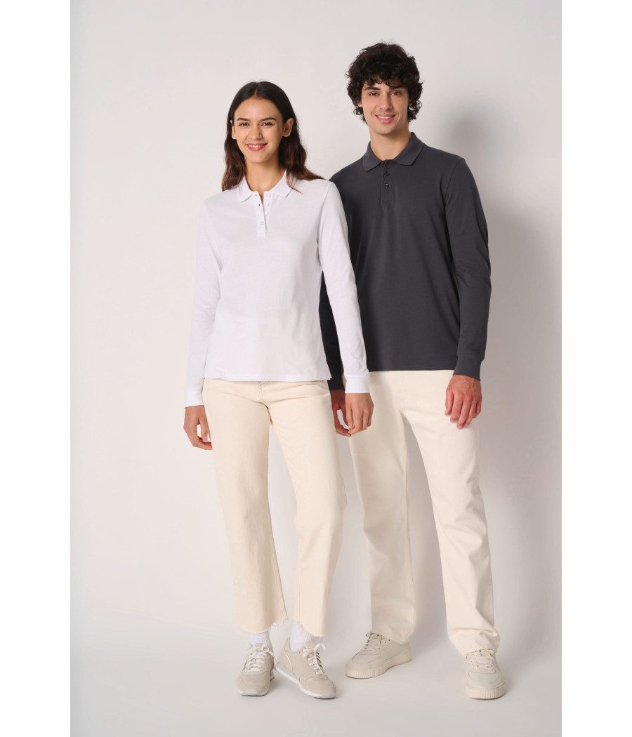 Polo piqué LSL femme