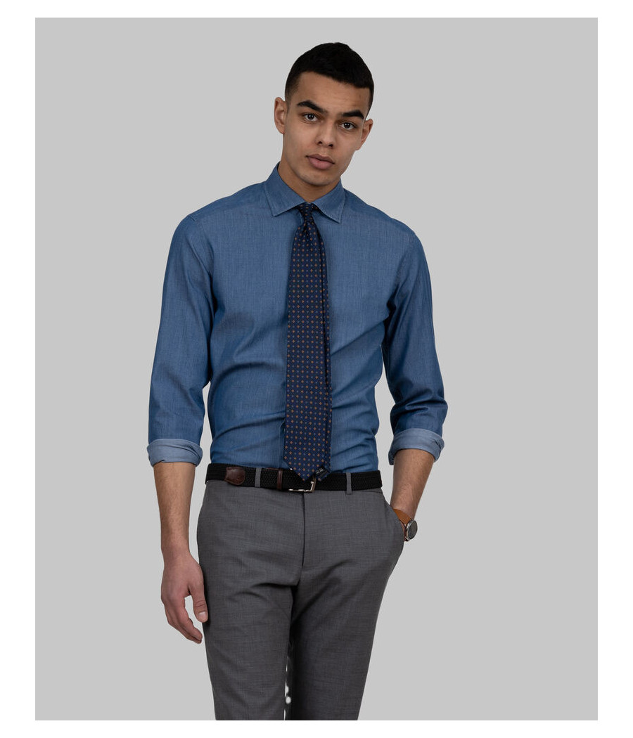 Indigo Bow 130 
Chemise Slim Fit Hommes