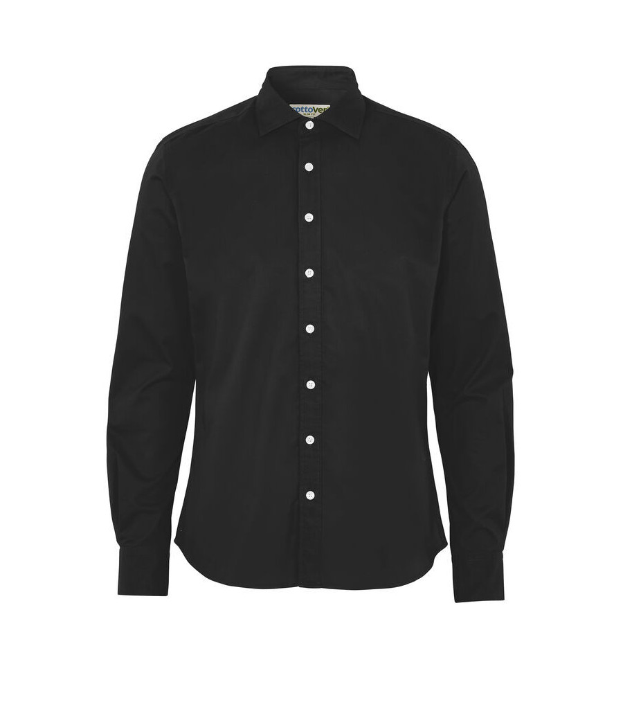 CHEMISE TWILL SLIM FIT HOMME - CERTIFIÉ GOTS