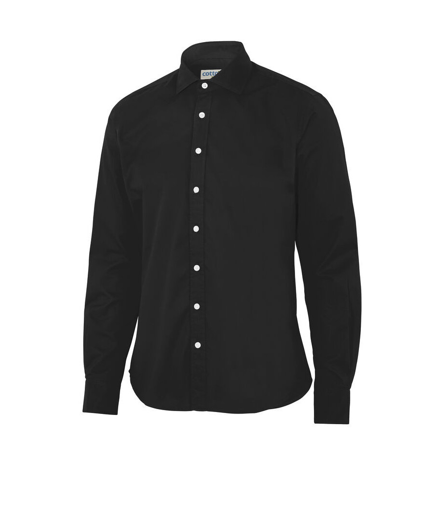 CHEMISE TWILL SLIM FIT HOMME - CERTIFIÉ GOTS