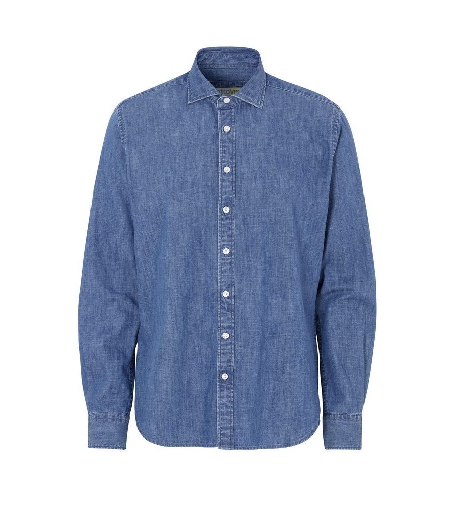 CHEMISE DENIM SLIM FIT HOMME - CERTIFIÉ GOTS