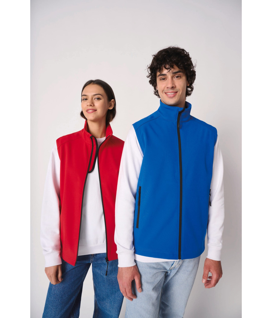 Bodywarmer softshell 2 couches unisexe
