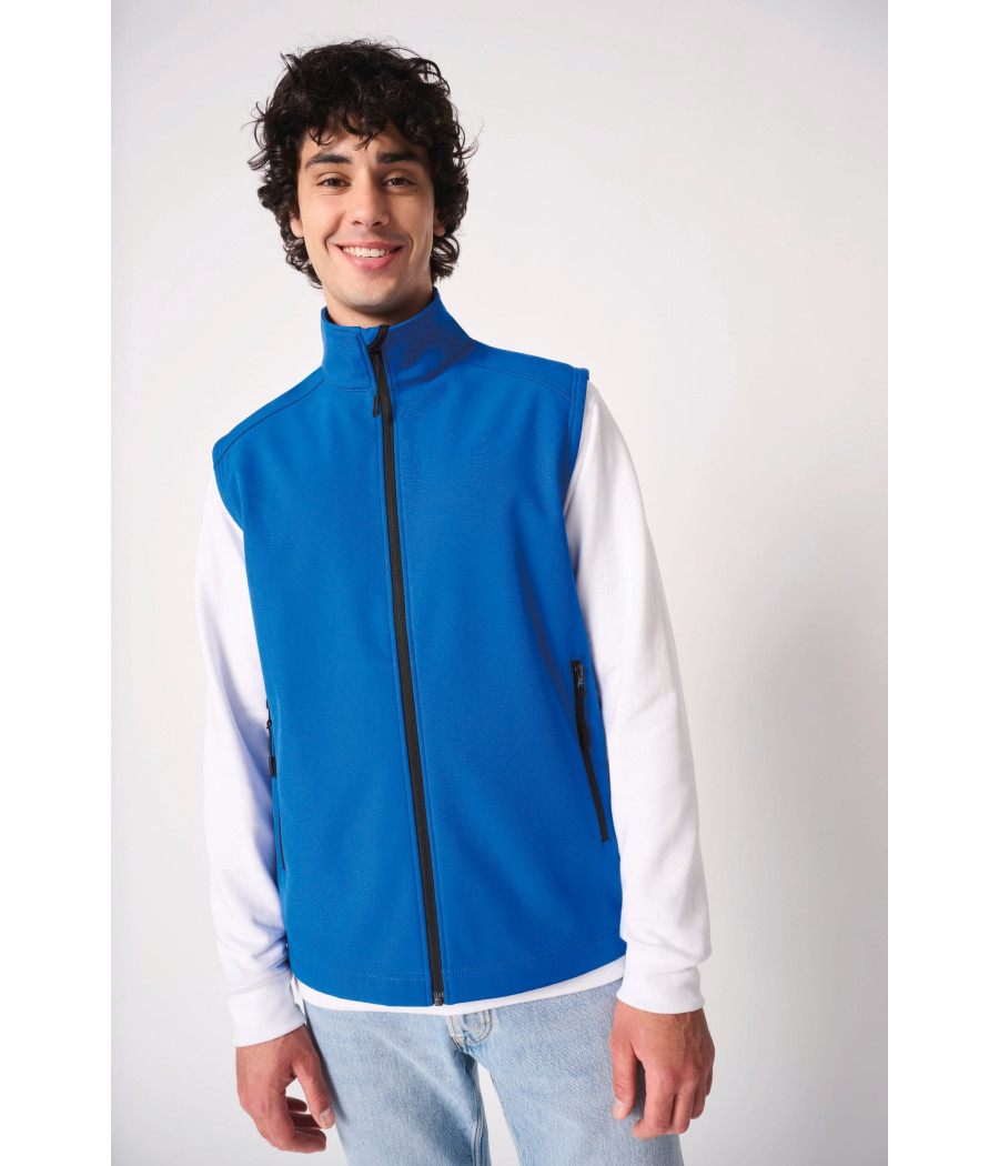 Bodywarmer softshell 2 couches unisexe