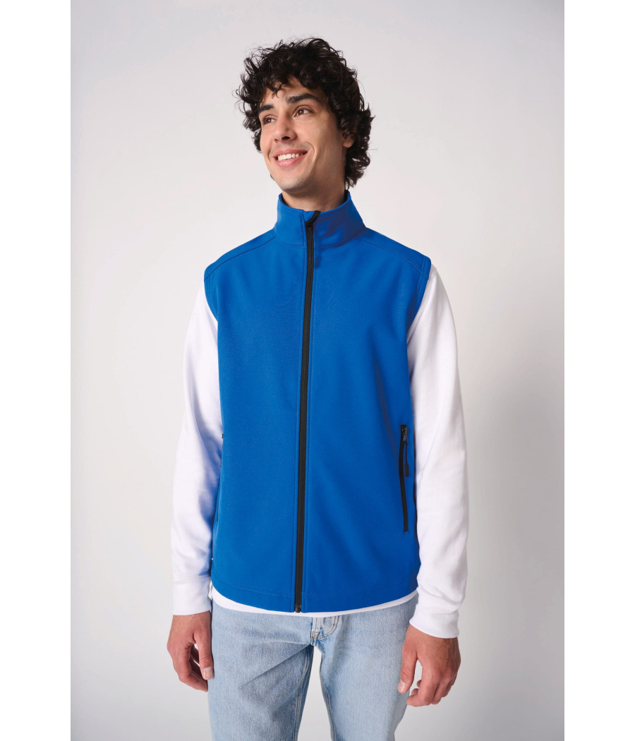 Bodywarmer softshell 2 couches unisexe