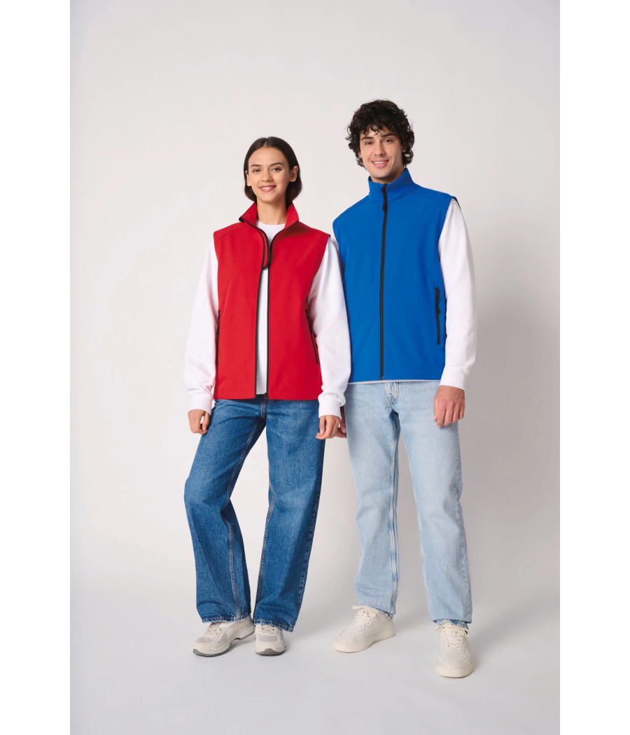 Bodywarmer softshell 2 couches unisexe