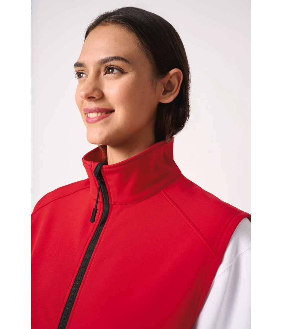 Bodywarmer softshell 2 couches unisexe