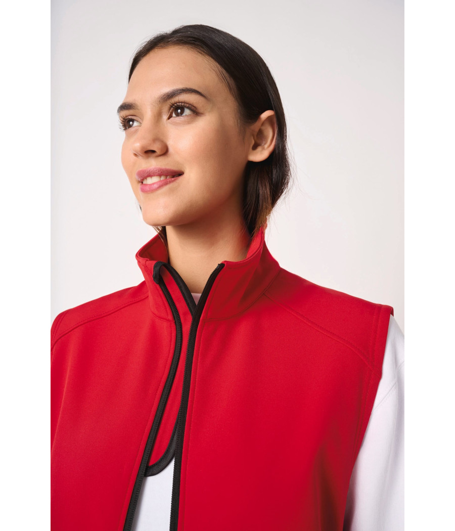 Bodywarmer softshell 2 couches unisexe