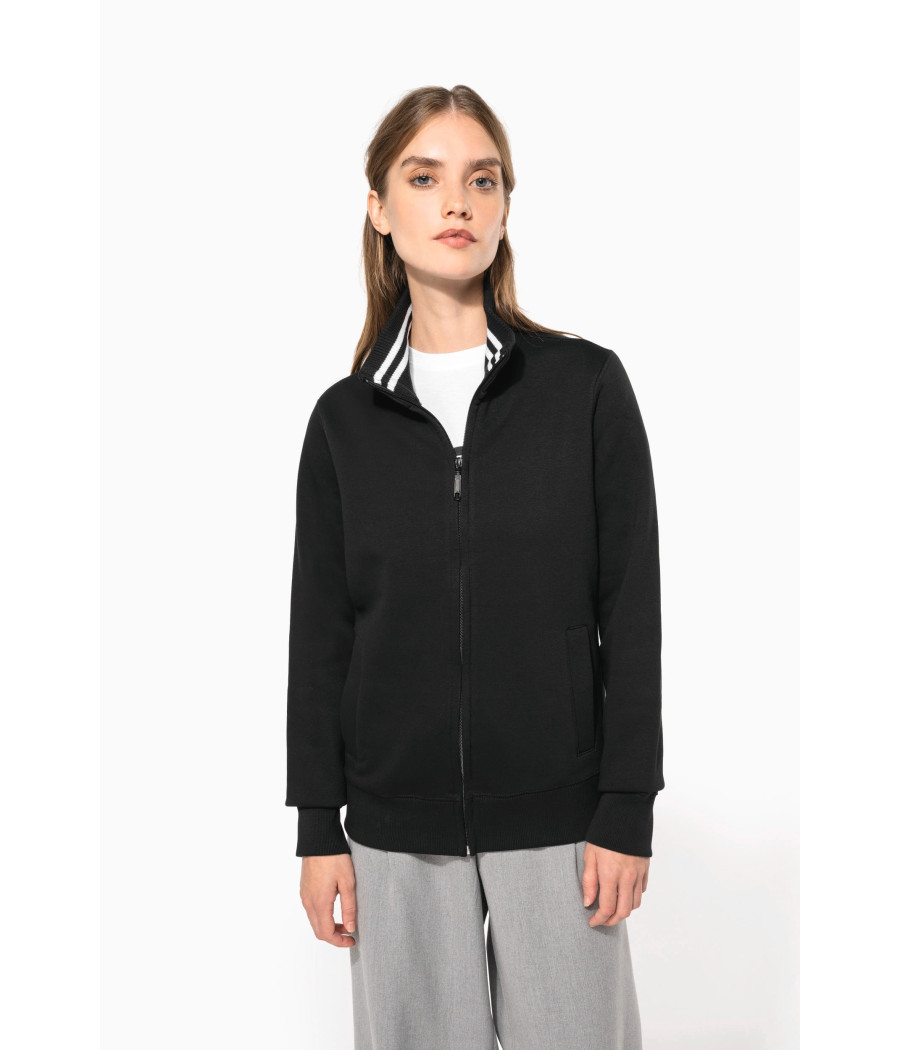 Veste molleton zippée femme