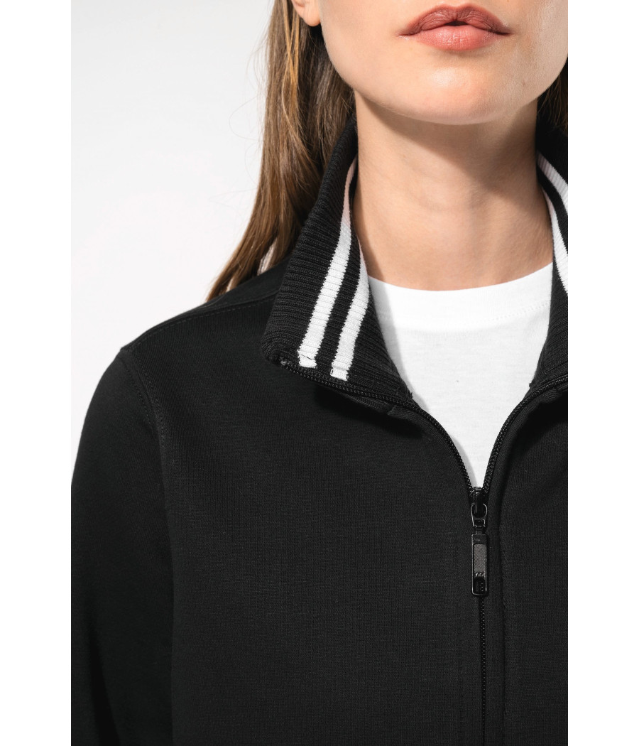 Veste molleton zippée femme