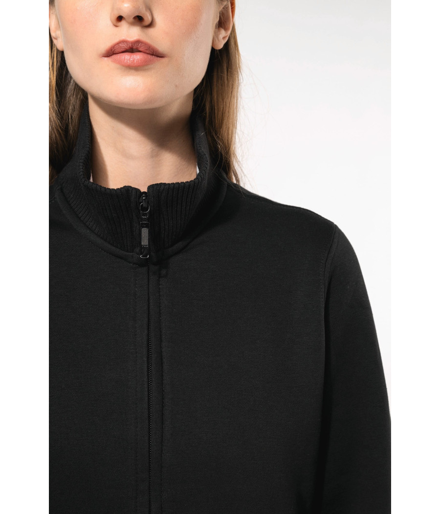 Veste molleton zippée femme