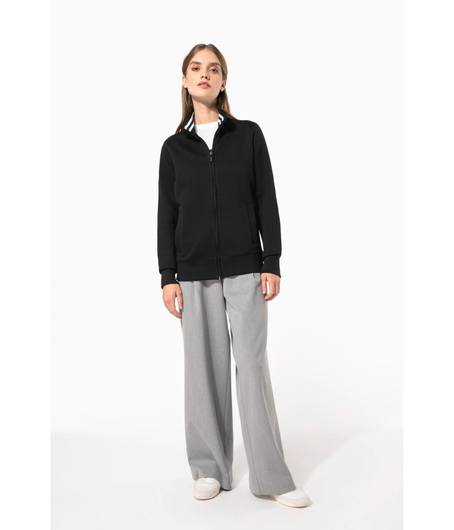 Veste molleton zippée femme