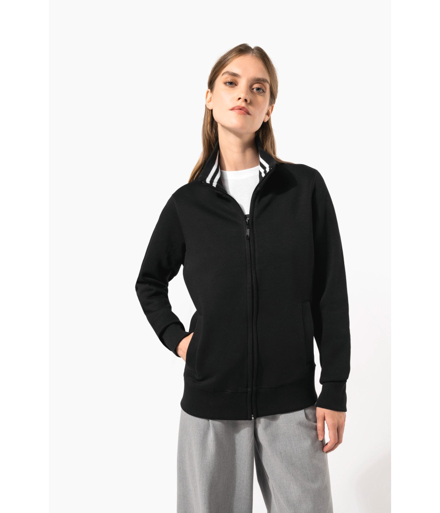 Veste molleton zippée femme