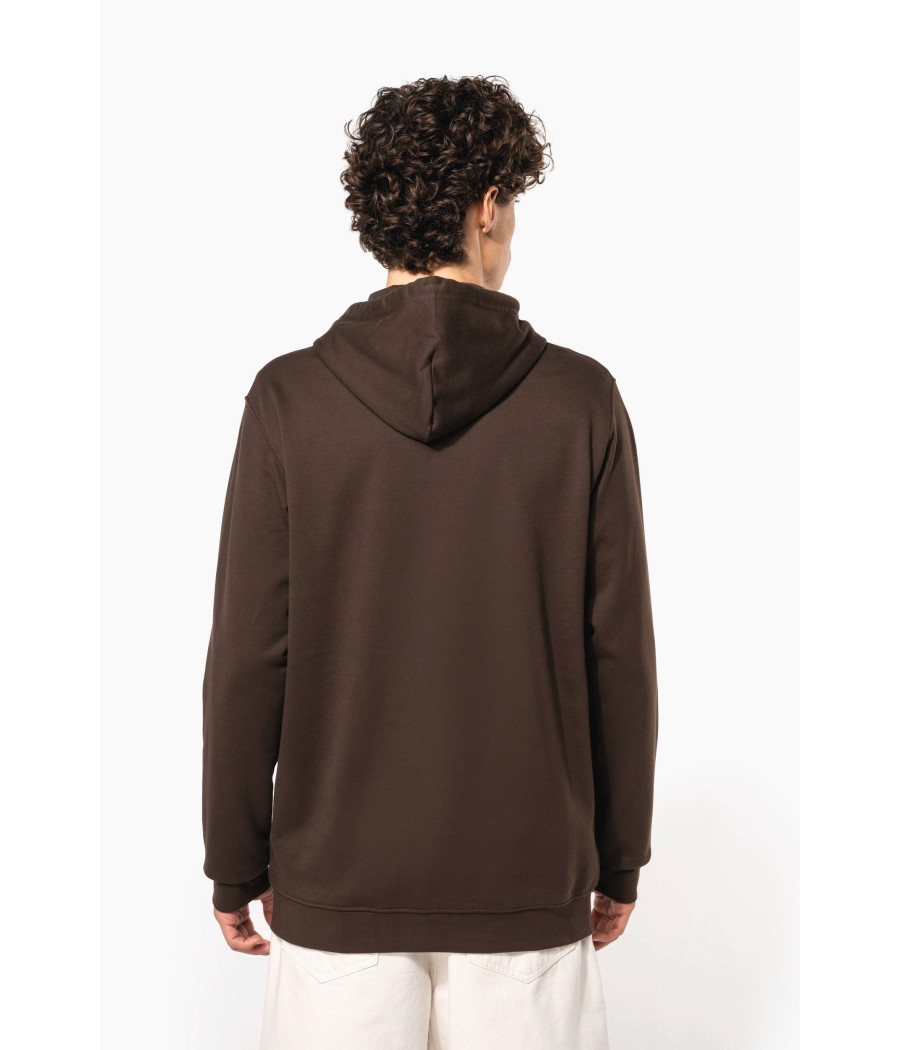 Sweat-shirt zippé capuche unisexe