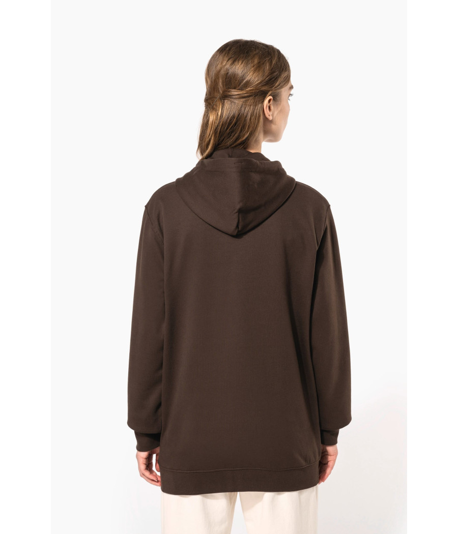 Sweat-shirt zippé capuche unisexe