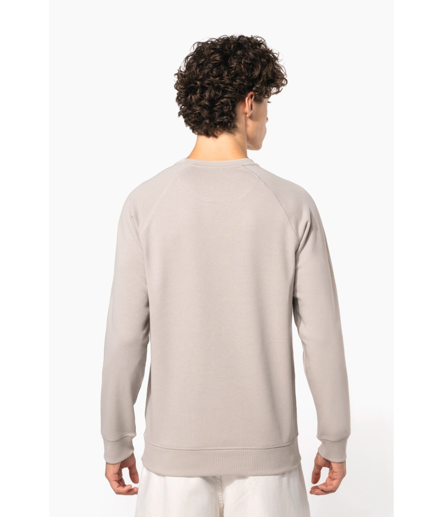 Sweat-shirt Bio col rond manches raglan homme