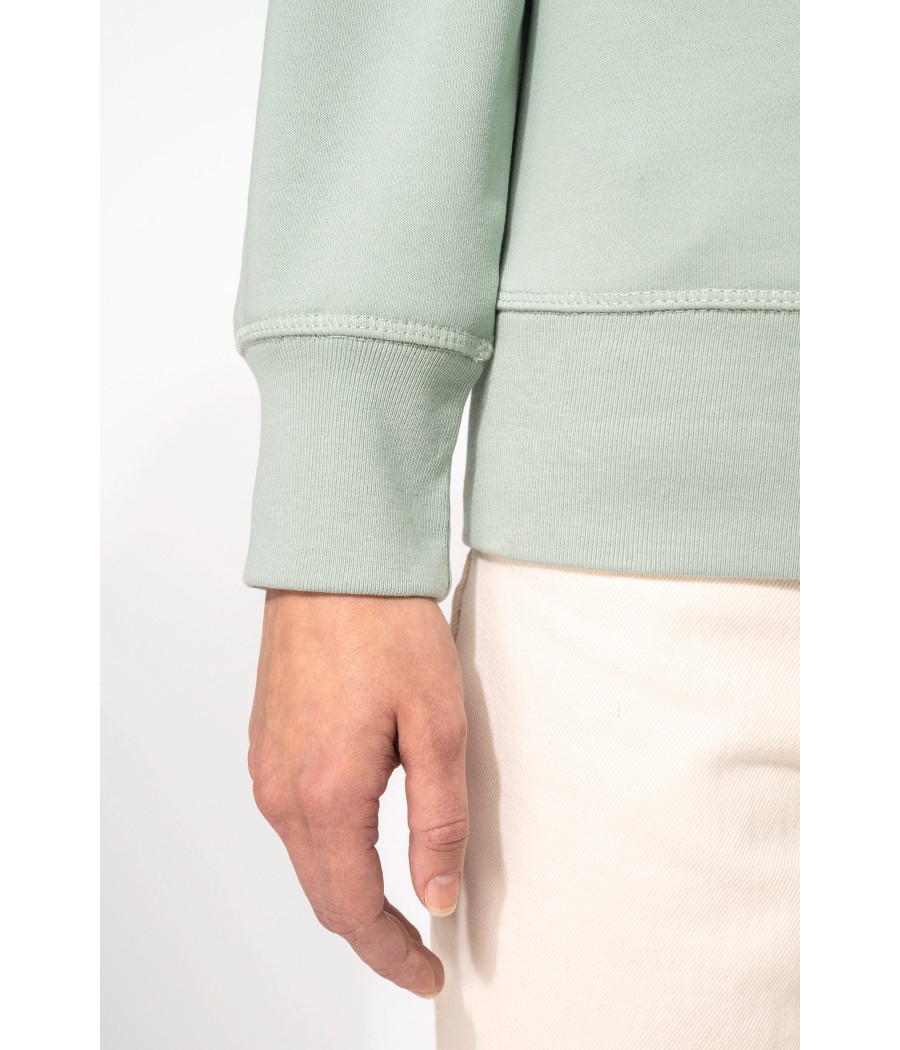 Sweat-shirt Bio col rond manches raglan femme