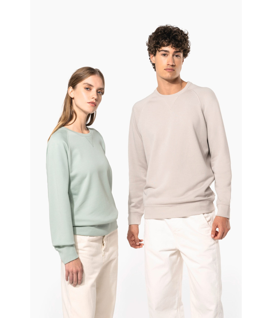 Sweat-shirt Bio col rond manches raglan femme