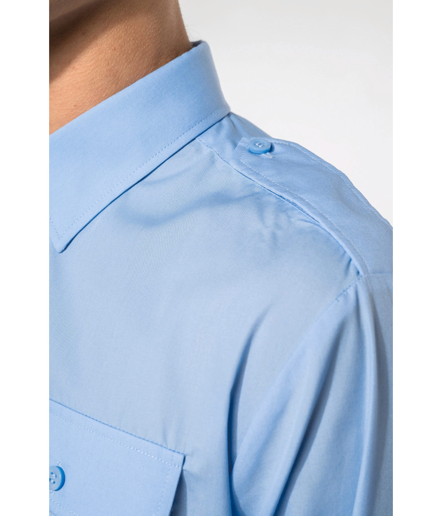 Chemise pilote manches longues homme