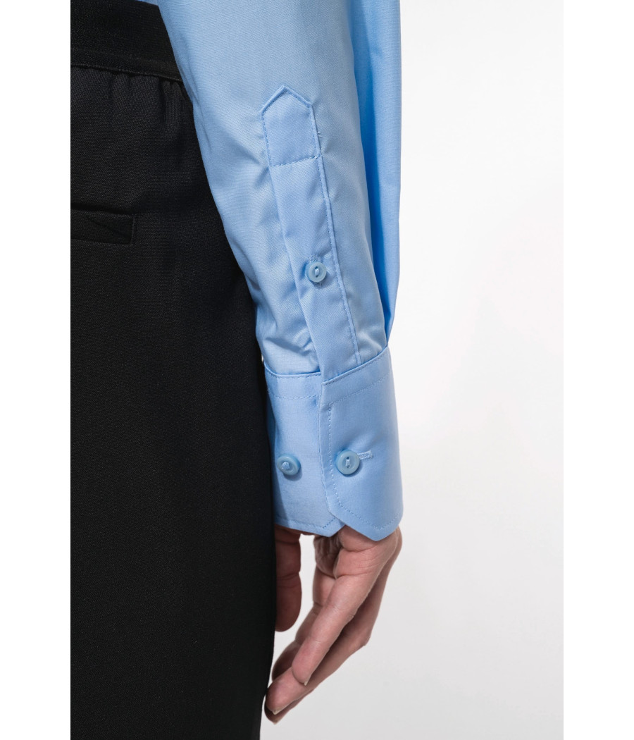 Chemise pilote manches longues femme