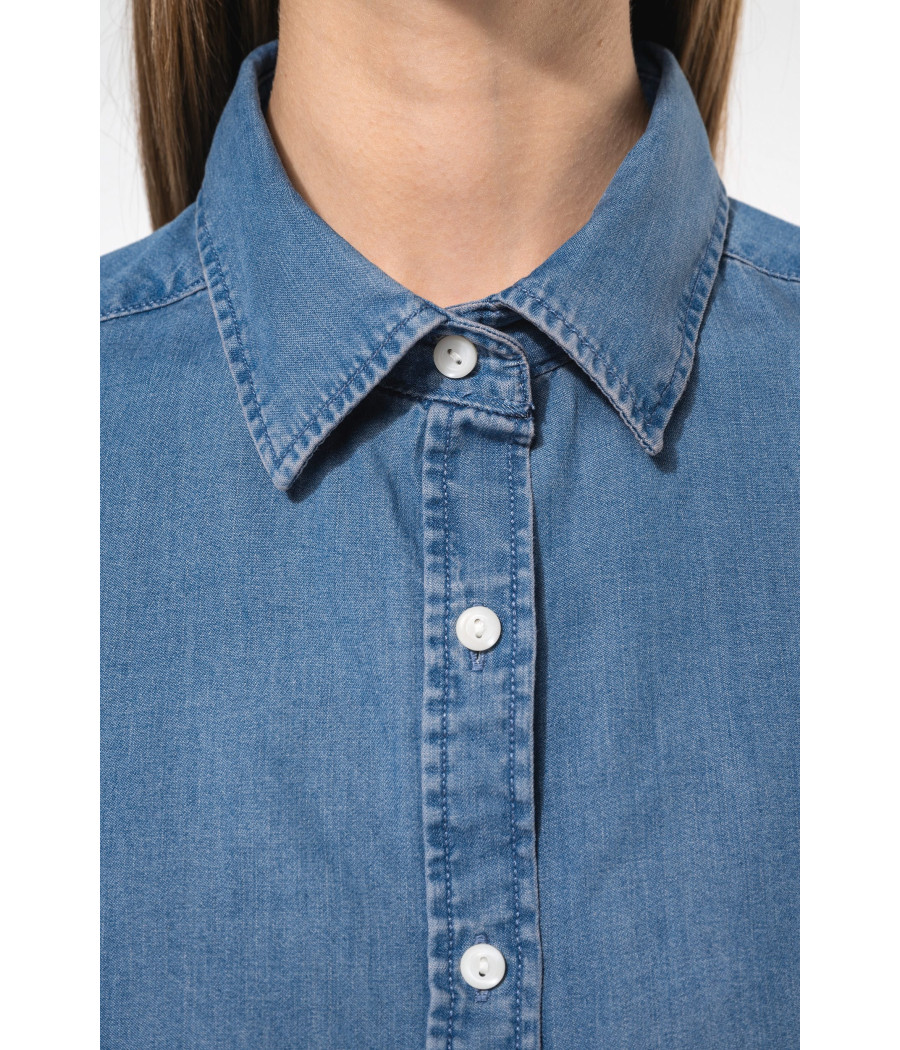 Chemise denim femme