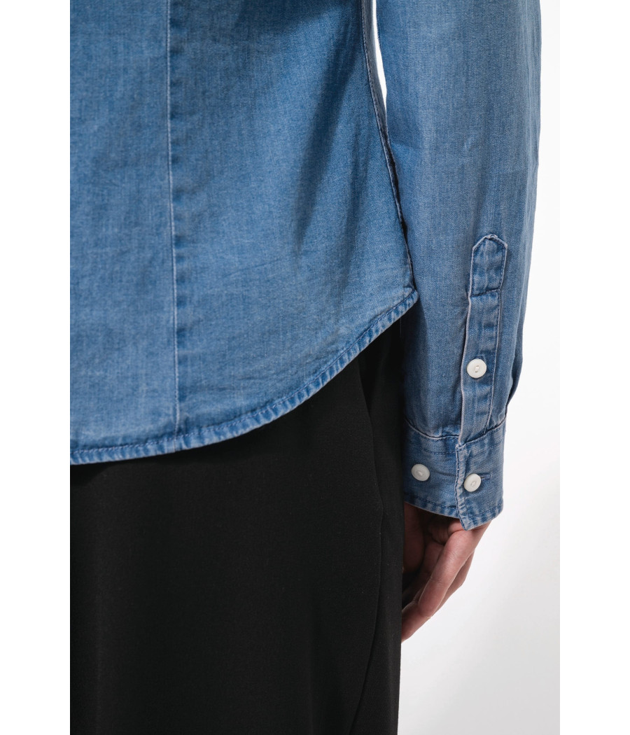 Chemise denim femme