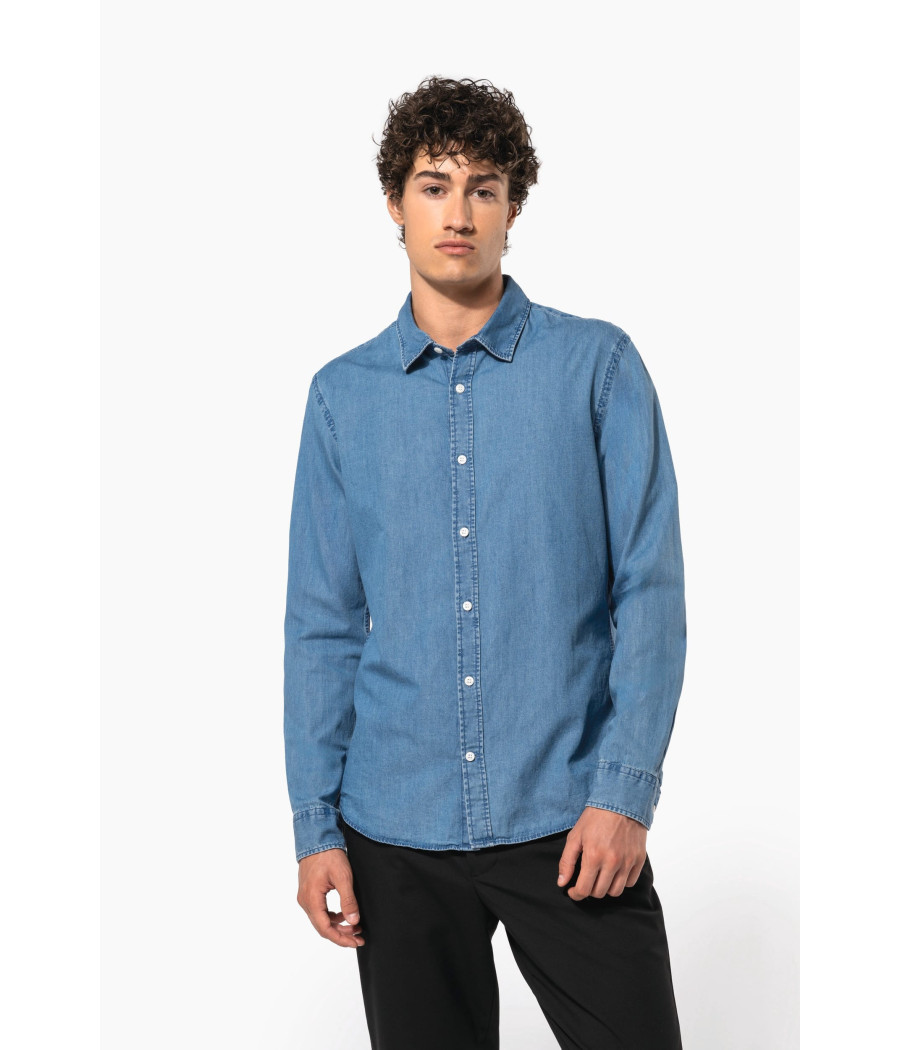 Chemise denim homme