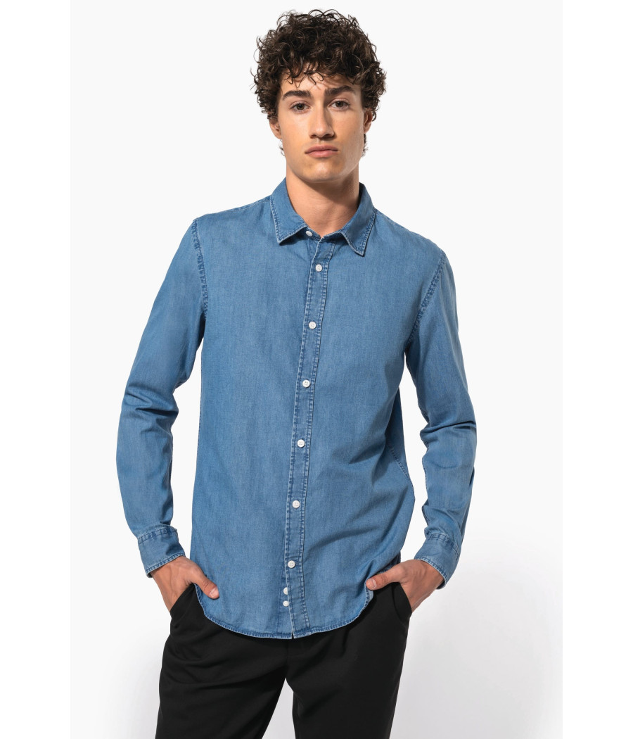 Chemise denim homme