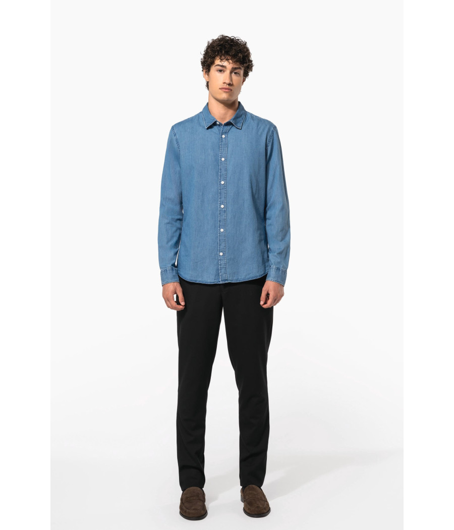 Chemise denim homme