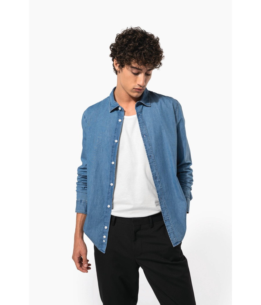 Chemise denim homme