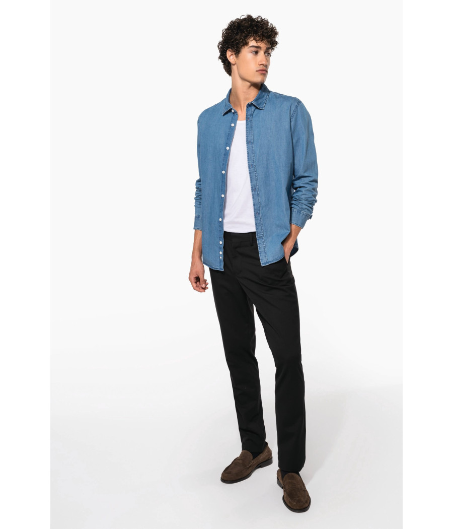 Chemise denim homme